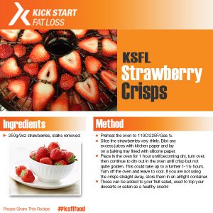 strawberry crisps