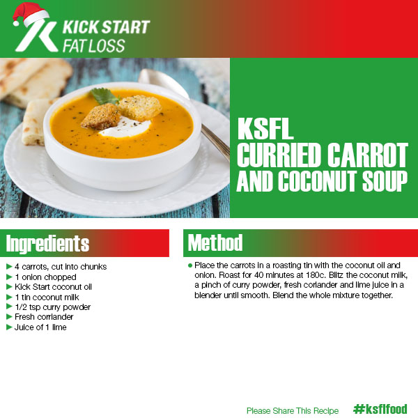 CURRIED CARROT AND COCONUT SOUP