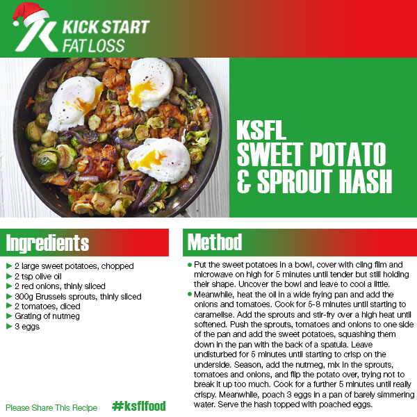 SWEET POTATO AND SPROUT HASH
