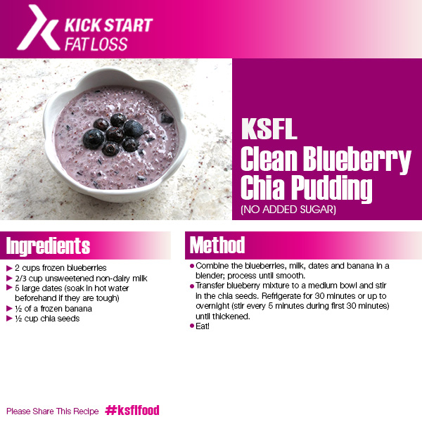 blueberry chia pudding