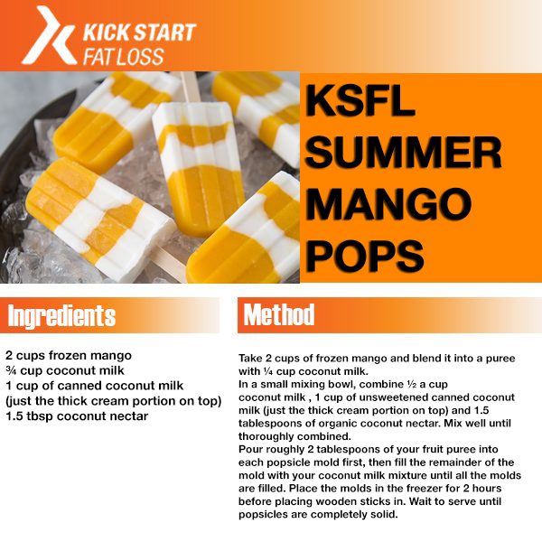 summer mango pops