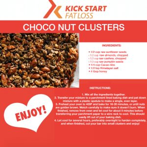 choco nut clusters