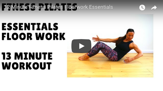 FITNESS PILATES FLOOR WORKOUT