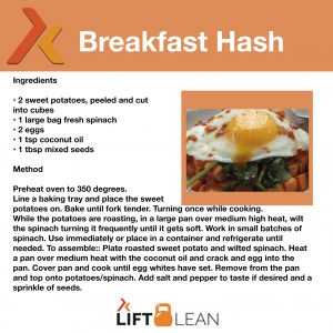 LIFT LEAN BREAKFAST HASH