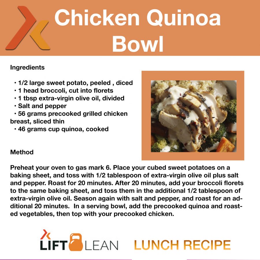 LIFT LEAN CHICKEN BOWL LUNCH LIFT LEAN CHICKEN BOWL LUNCH