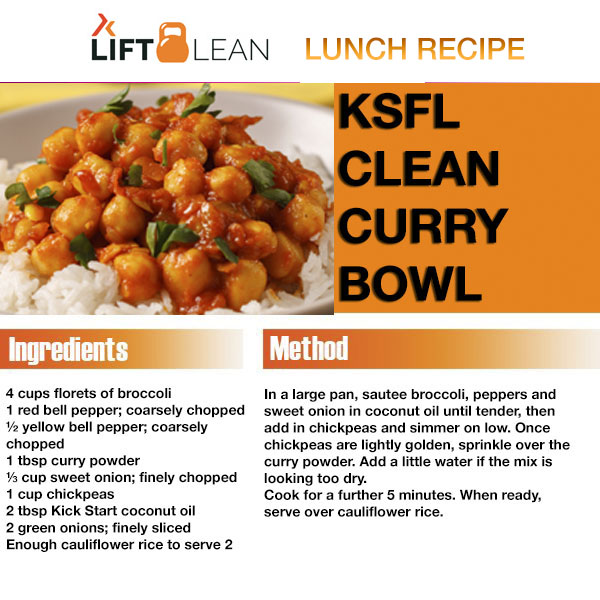 LIFT LEAN CURRY BOWL LUNCH