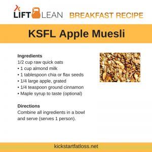 LIFT LEAN MUESLI BREAKFAST