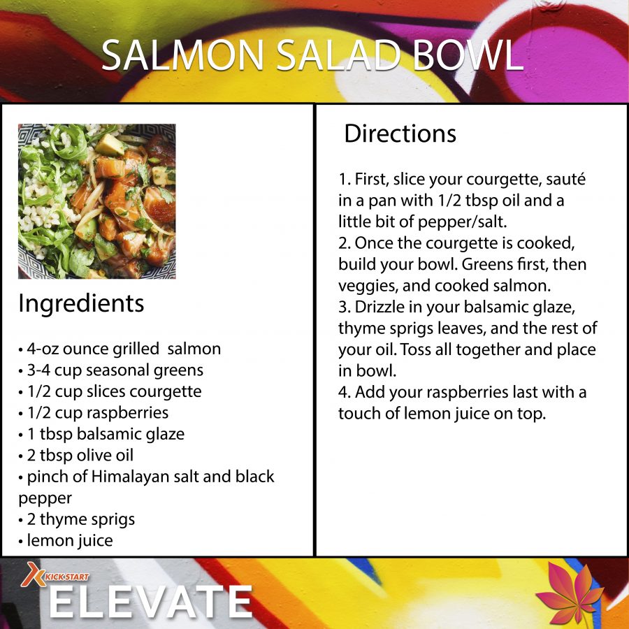 SALMON SALAD LUNCH BOWL ELEVATE SALMON SALAD LUNCH BOWL ELEVATE