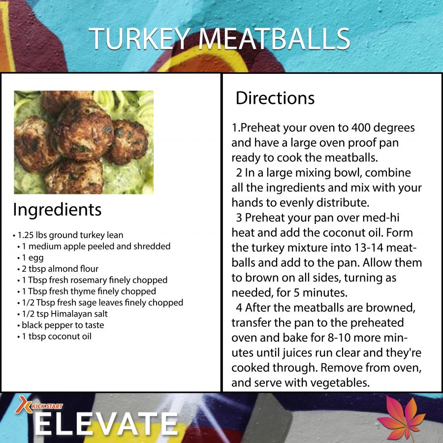 turkey meatballs dinner elevate