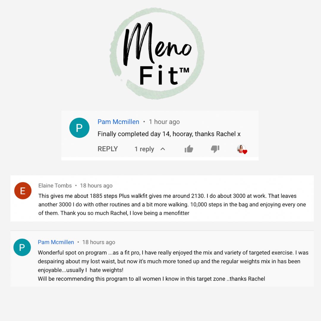 7 day Menopause Mobility Challenge MENOFIT Kick Start Fat Loss