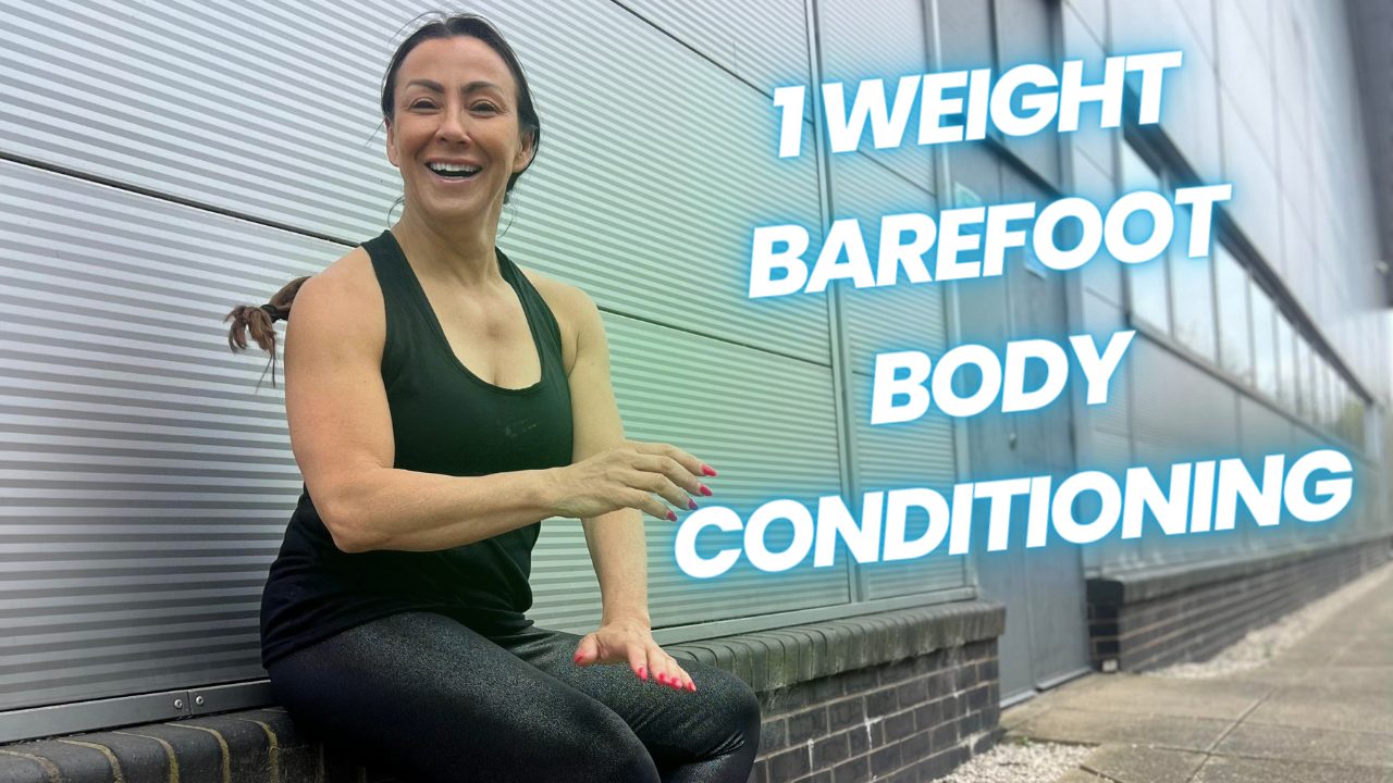 Sunday Morning 8am 1 Weight Barefoot Body Conditioning 37 minute Class